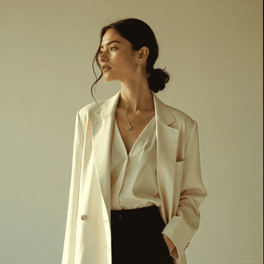 Minimalist wardrobe aesthetic